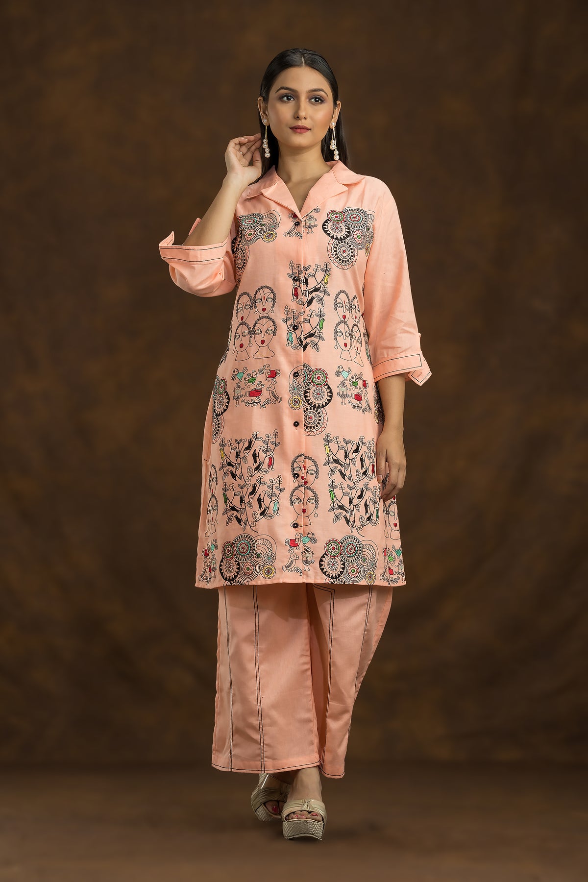 Designer Co-ord Set_Front Embroidery