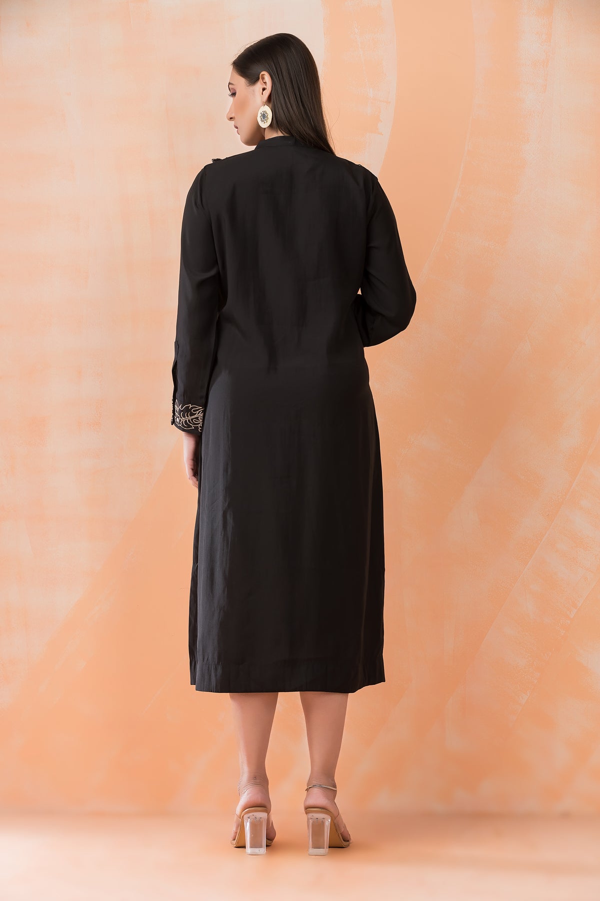 Designer Dress with Yoke work