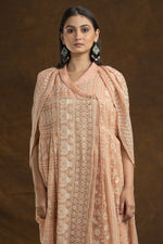 Embroidered Indo-Western Set, Angrakha top and pant