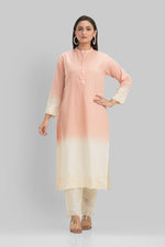 Sacred Suta Embroidered Cotton Kurta Set