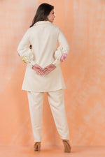 Hand Embroidered Cotton Co-ord Set