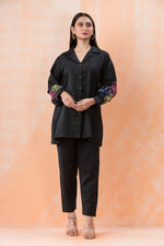 Hand Embroidered Cotton Co-ord Set