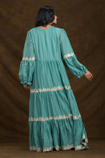 Designer Layered Long Gown