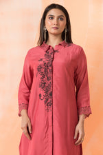 Designer Hand Painted Camric Kurta-Pant Set