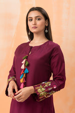 Embroidered Muslin Kurta-Pant set