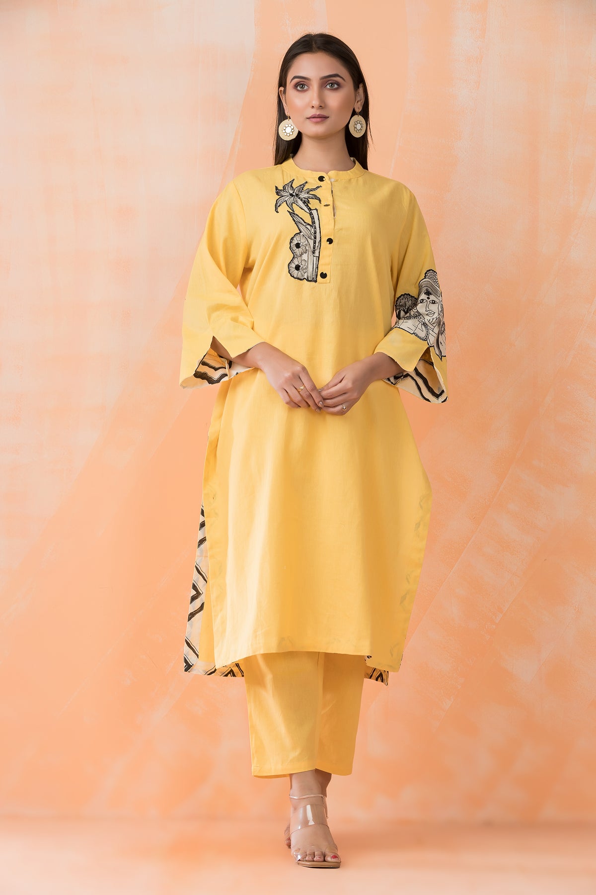 Cotton Kurta Pant Set