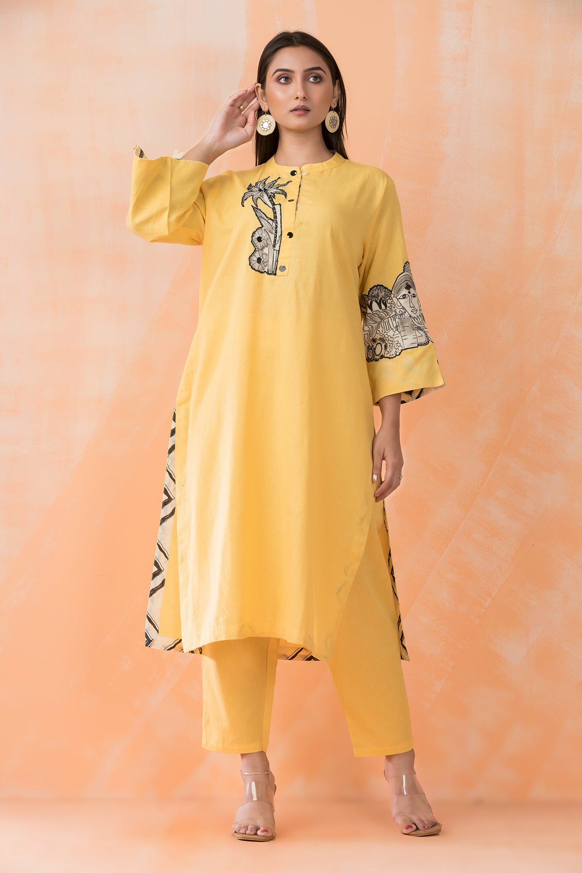 Cotton Kurta Pant Set