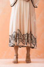 Designer Floral Embroidery Dress