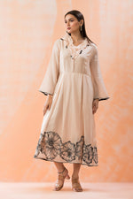 Designer Floral Embroidery Dress