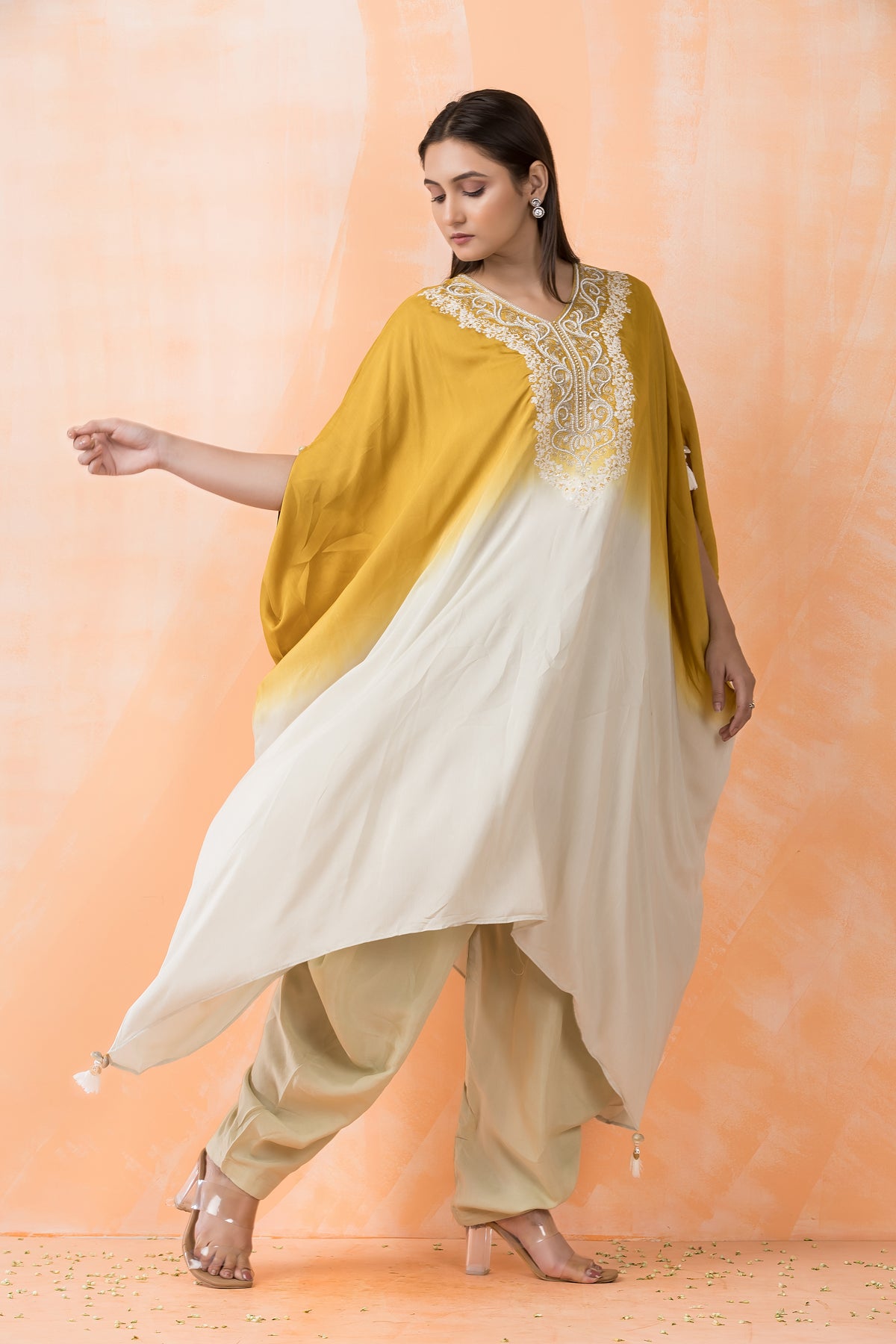 Designer Dress with Dhoti Pant