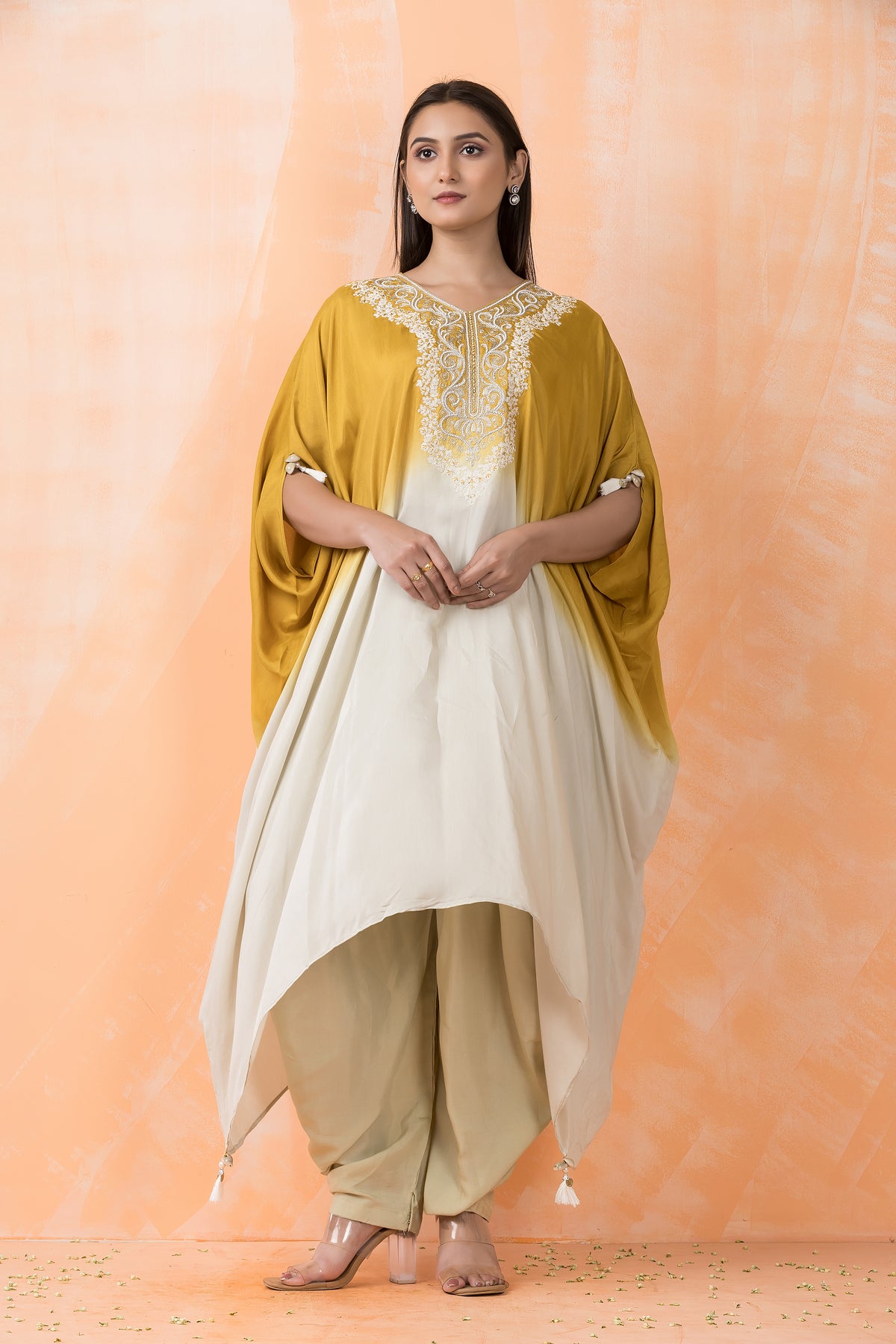Designer Dress with Dhoti Pant