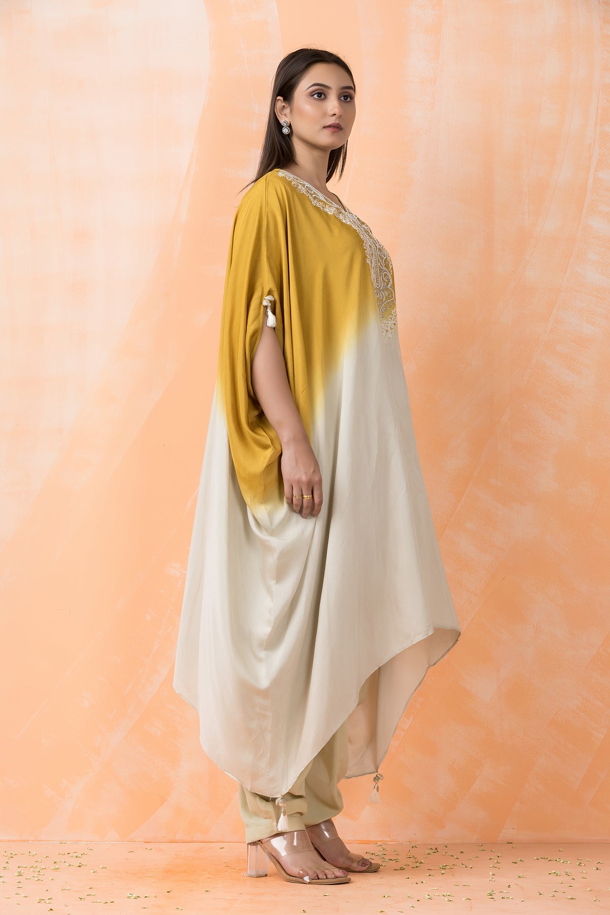 Designer Dress with Dhoti Pant