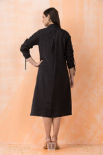 Knee Length Designer Silk Dress