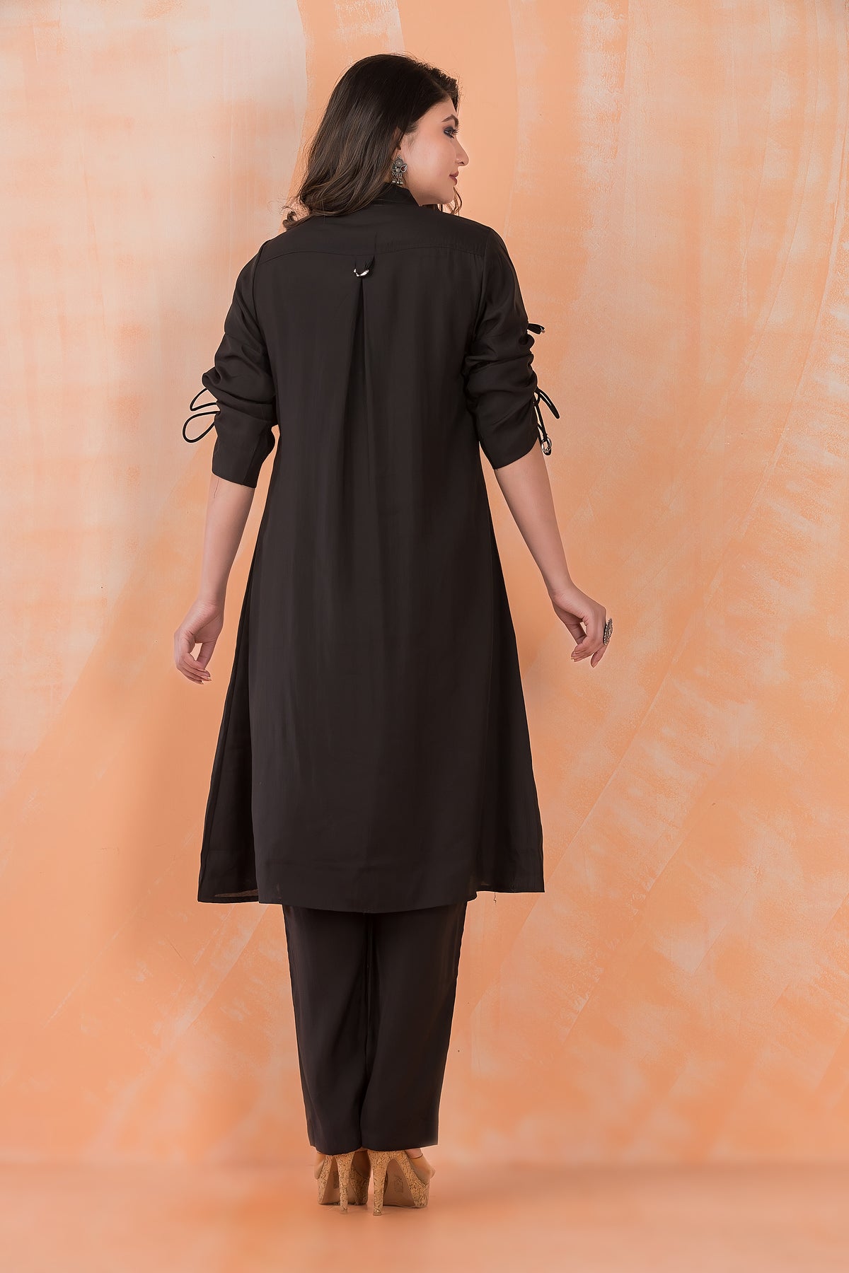 Designer Silk Kurta Pant Set