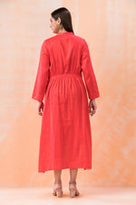 Knee Length Cotton Designer Dress