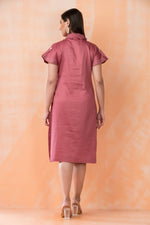 Knee Length Designer Patchwork Dress