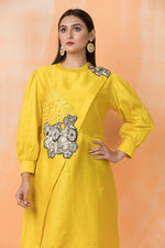 Knee Length Designer Cotton Dress