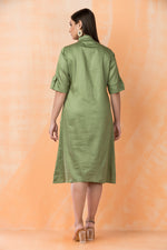 Knee Length Designer Cotton Dress