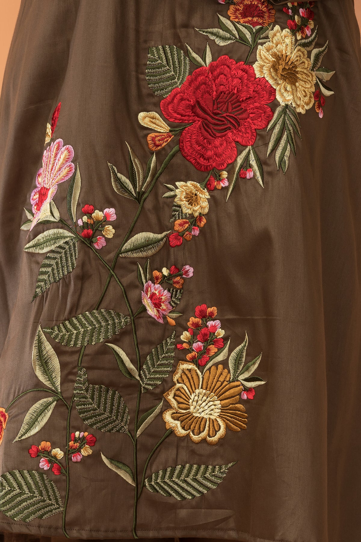 Embroidered Cotton Kurti-Pant Set