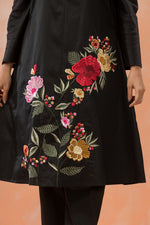 Embroidered Cotton Kurti-Pant Set