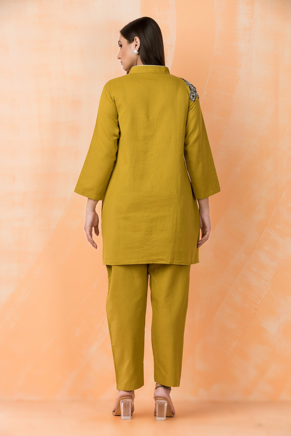 Hand Appliqued Cotton Co-ord Set