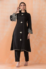 Silk Kurti-Pant Set
