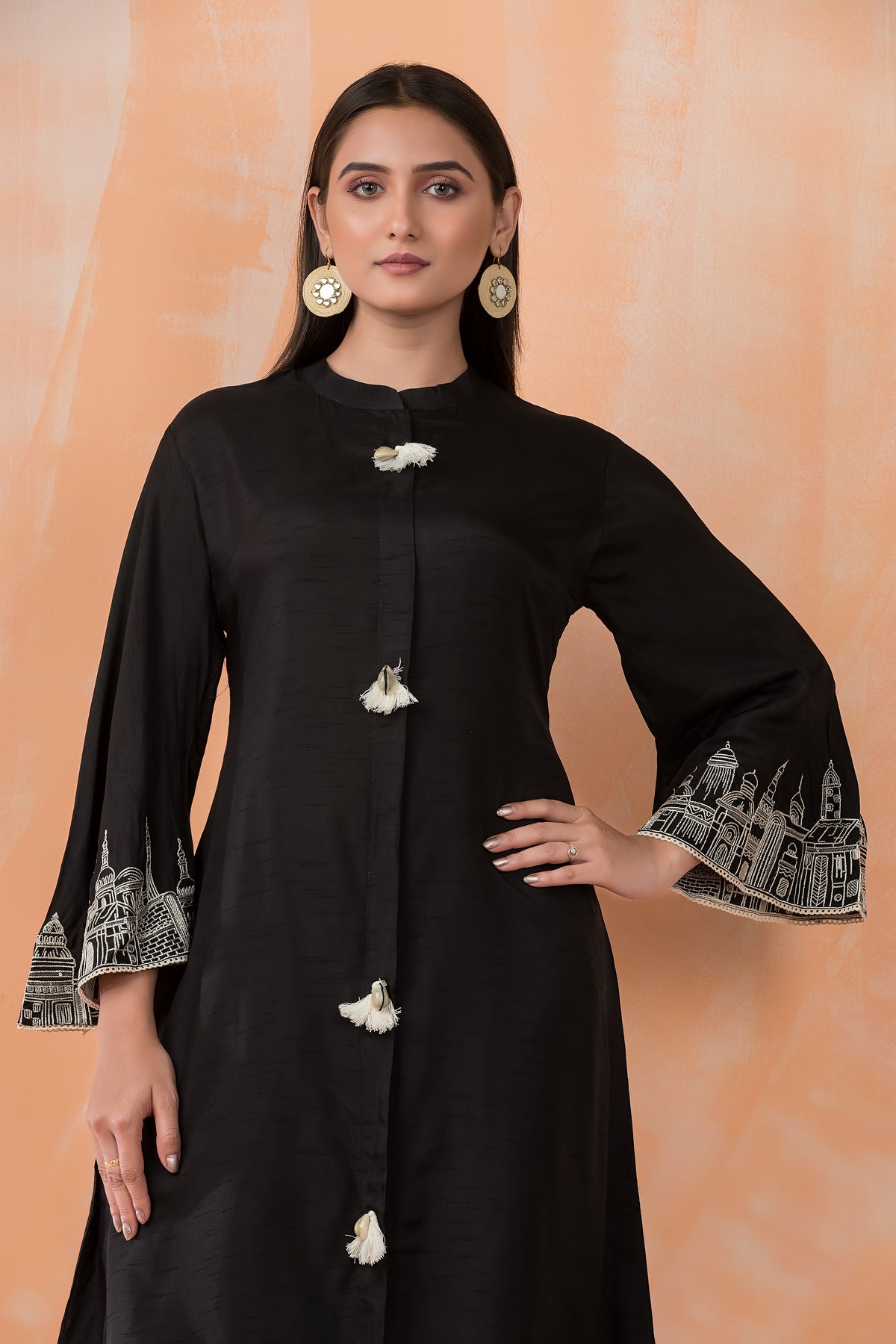 Silk Kurti-Pant Set