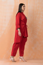 Cotton Co-ord Set with Patchwork