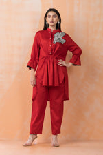 Cotton Co-ord Set with Patchwork