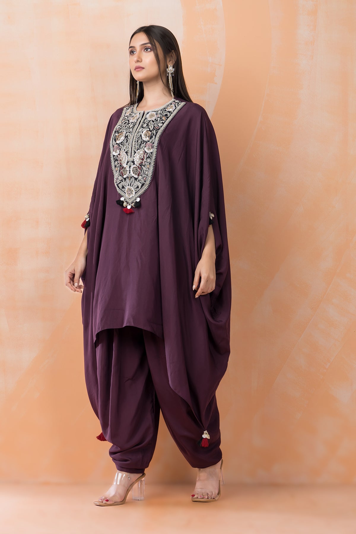 Boho Cut Embroidered Dress