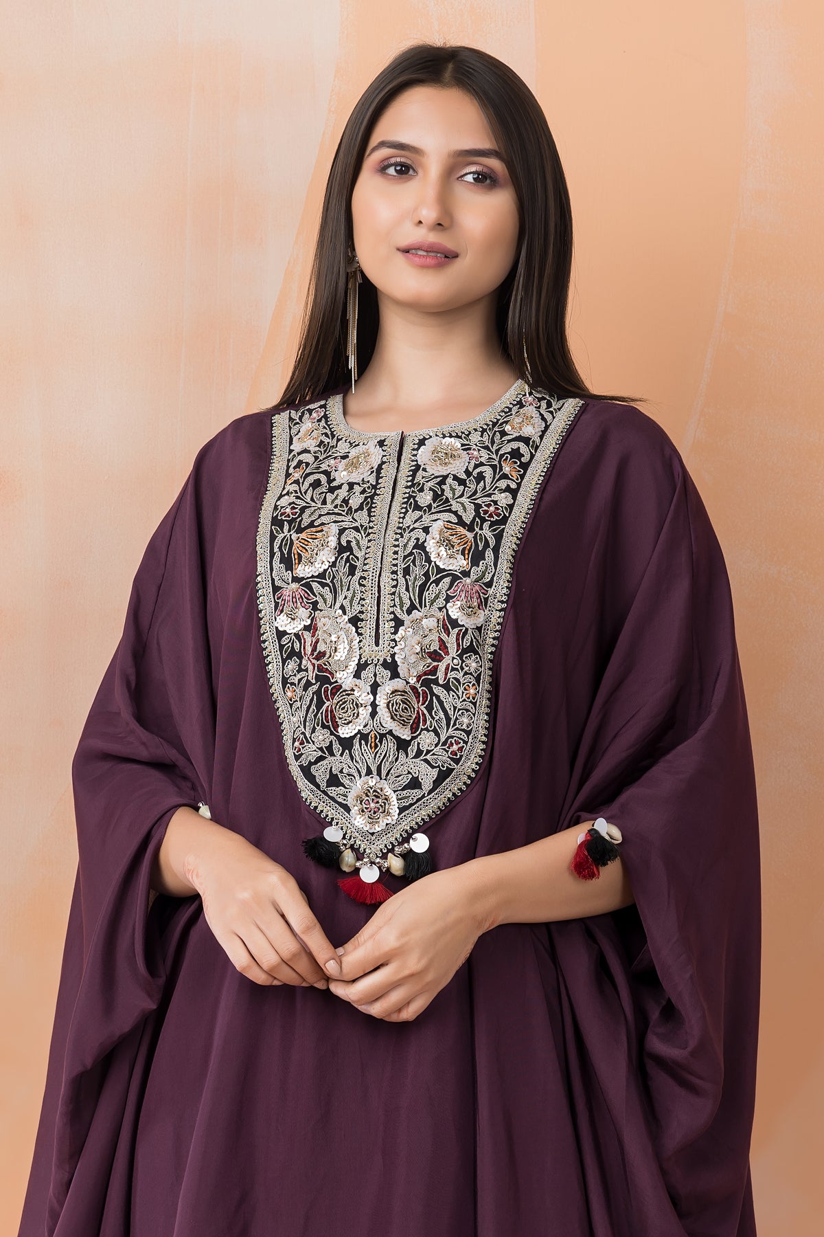 Boho Cut Embroidered Dress