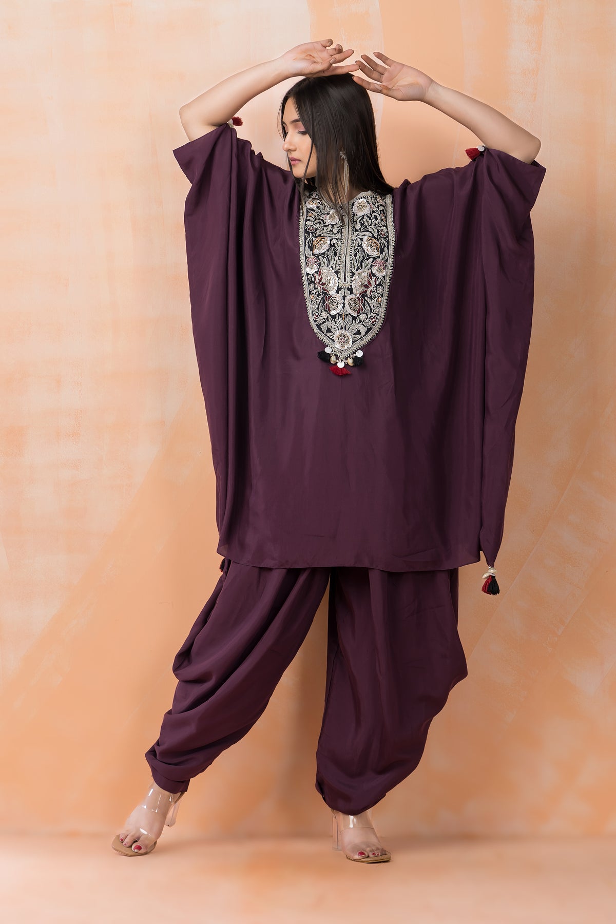 Boho Cut Embroidered Dress