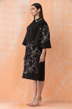 Knee Length Designer Cotton Dress