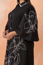 Knee Length Designer Cotton Dress