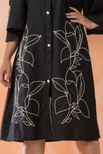 Knee Length Designer Cotton Dress