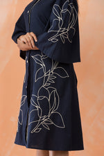 Knee Length Designer Cotton Dress