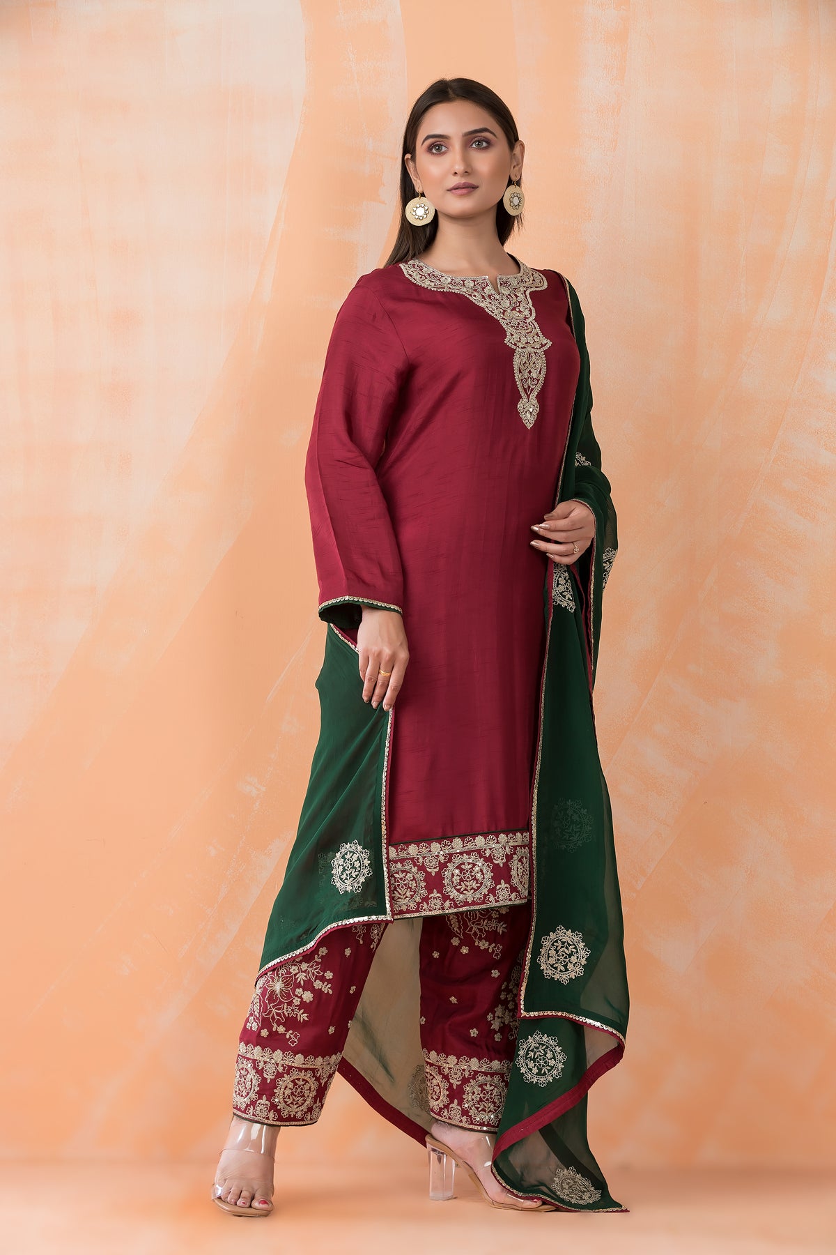 Kurti-Pant-Dupatta Set