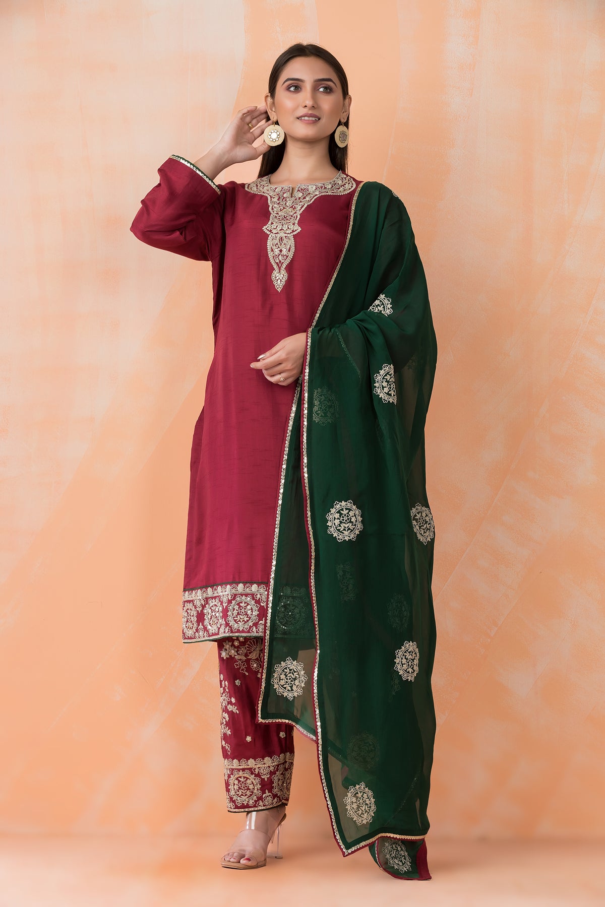 Kurti-Pant-Dupatta Set