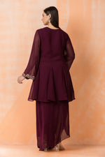 Designer top with Dhoti Drapes