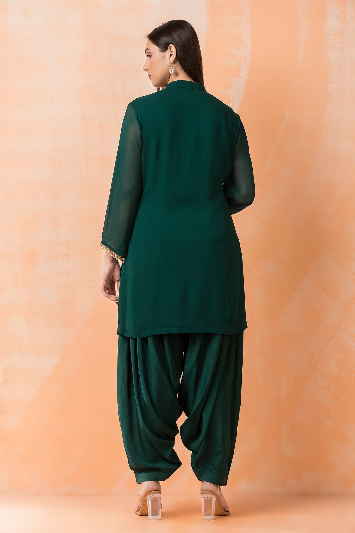 Georgette Kurta Patiala Set