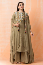 Three piece Designer Dress with Jacket