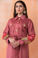 Knee Length Designer Cotton Dress