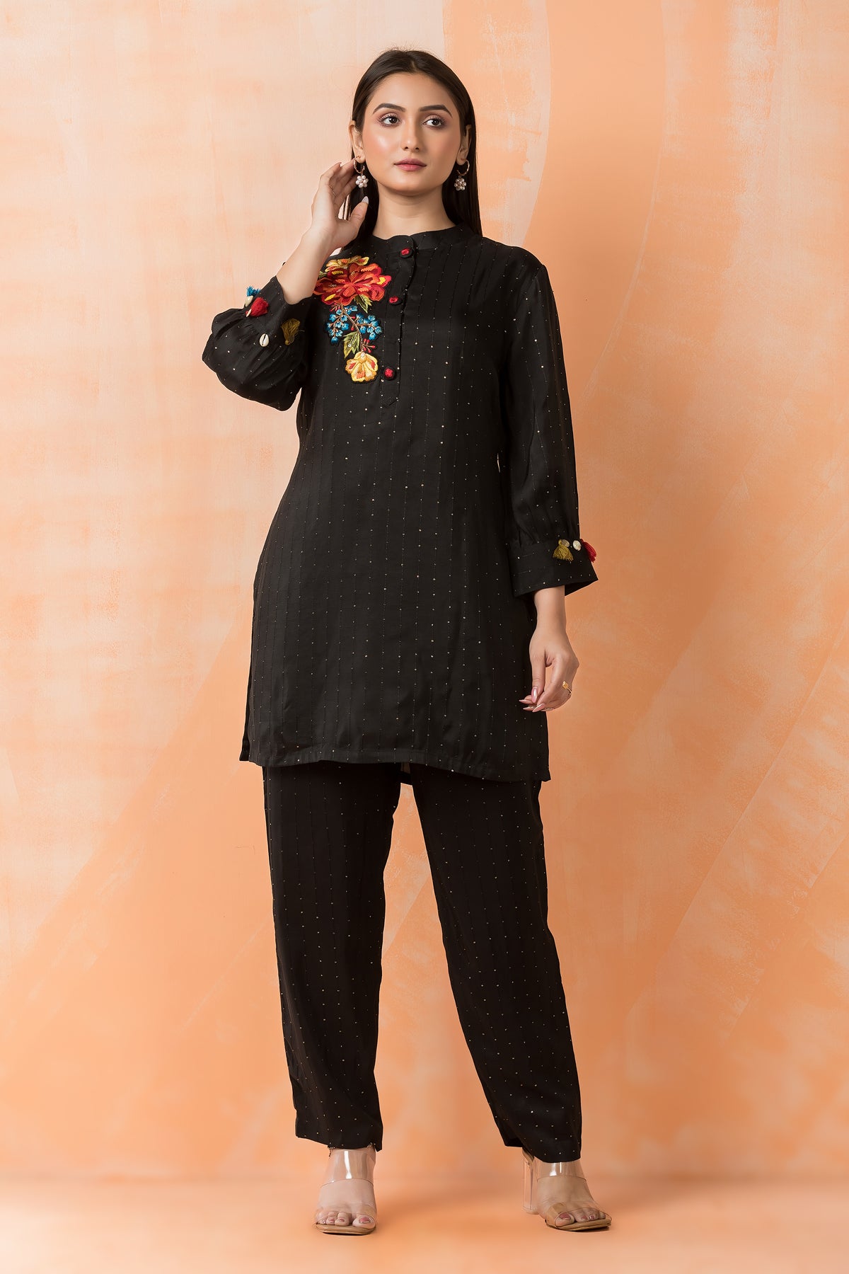 Sequence Work, Embroidered Co-ord set