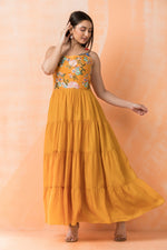 Designer Layered Cotton Gown
