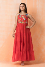 Designer Layered Cotton Gown
