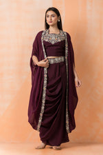 Three piece Designer Dress with Jacket