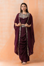 Three piece Designer Dress with Jacket