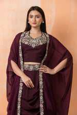 Three piece Designer Dress with Jacket