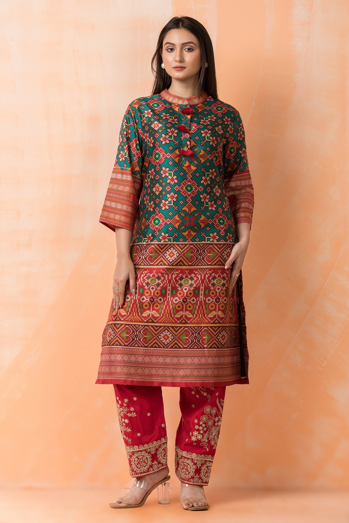 Designer Kurti and Palazzo Set
