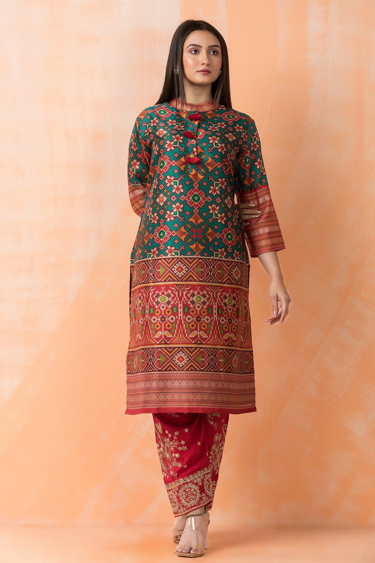 Designer Kurti and Palazzo Set